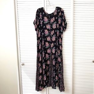 Nostalgia Vintage Indian Floral Dress Sz M